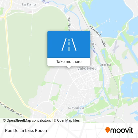 Rue De La Laie map