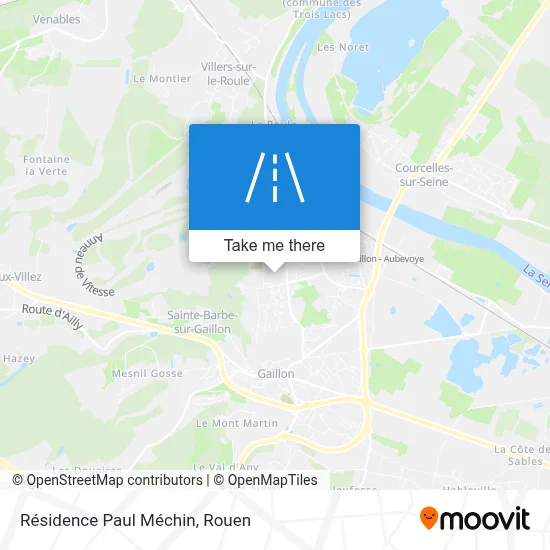 Résidence Paul Méchin map