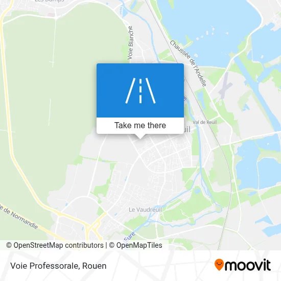 Voie Professorale map