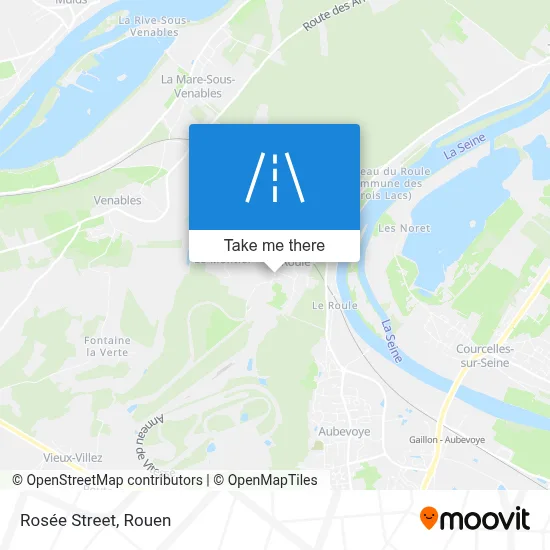 Rue Rosée map