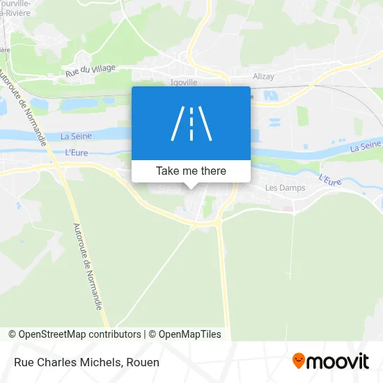 Rue Charles Michels map