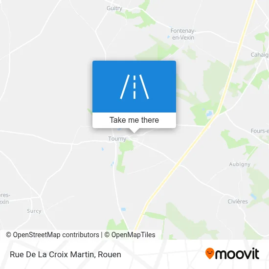 Rue De La Croix Martin map