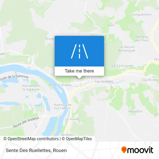 Sente Des Ruellettes map