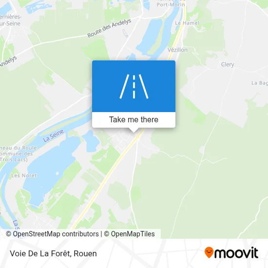 Voie De La Forêt map