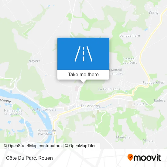 Côte Du Parc map