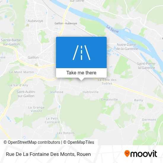 Rue De La Fontaine Des Monts map