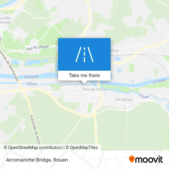 Arromanche Bridge map