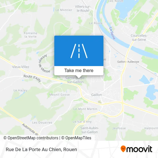 Rue De La Porte Au Chien map