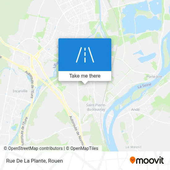 Rue De La Plante map
