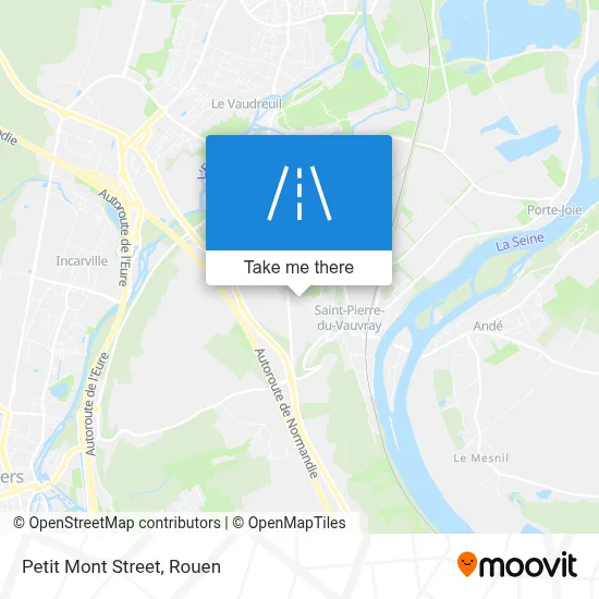 Rue Du Petit Mont map
