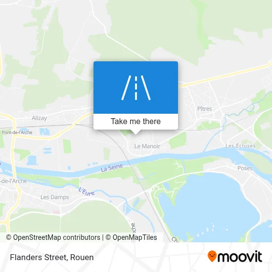 Rue Des Flandres map