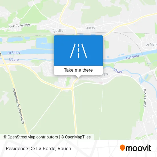 Résidence De La Borde map
