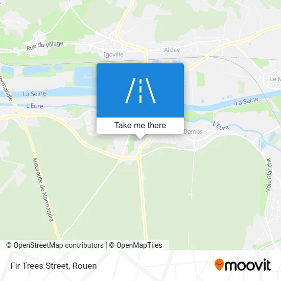 Rue Des Sapins map