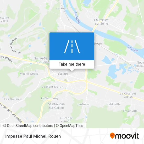Impasse Paul Michel map