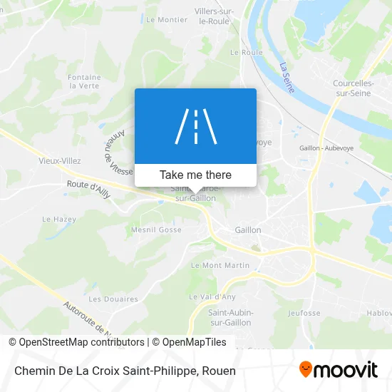 Chemin De La Croix Saint-Philippe map