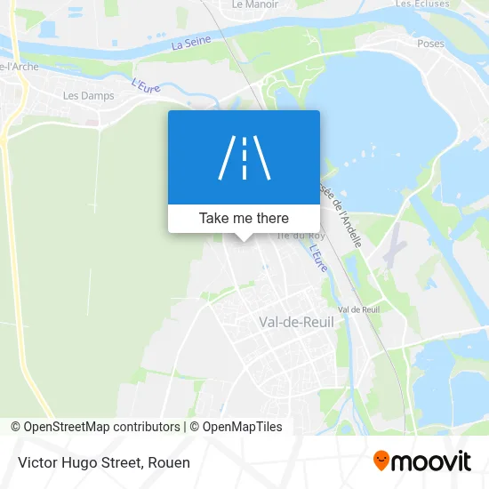 Rue Victor Hugo map