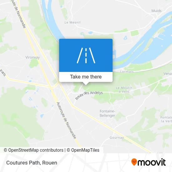 Chemin Des Coutures map