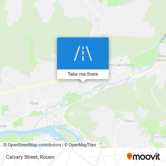 Rue Du Calvaire map
