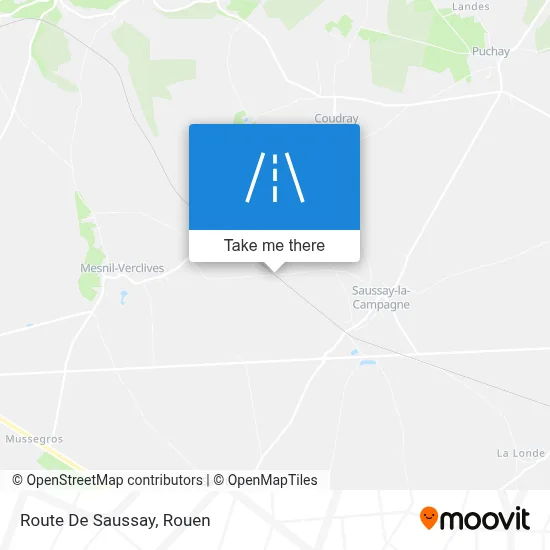 Route De Saussay map