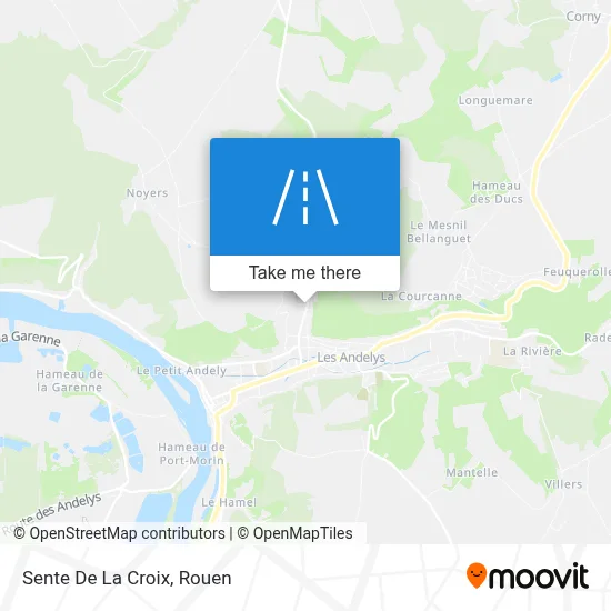 Sente De La Croix map