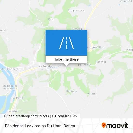 Résidence Les Jardins Du Haut map