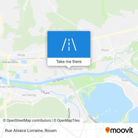 Rue Alsace Lorraine map