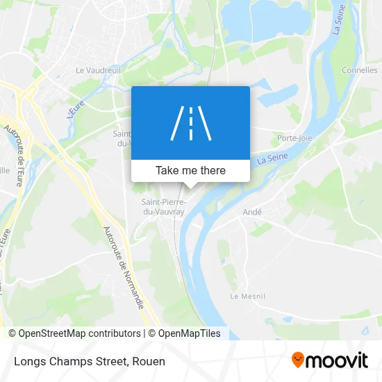 Mapa Rue Des Longs Champs