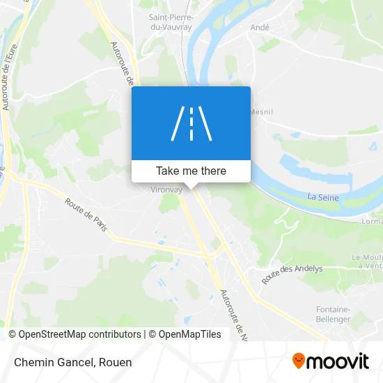 Mapa Chemin Gancel