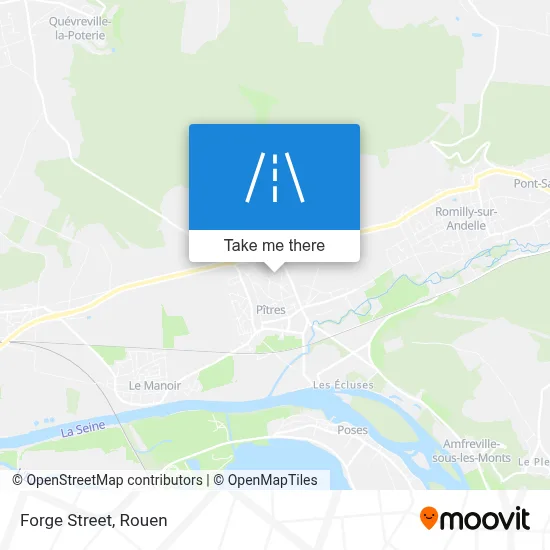 Rue De La Forge map