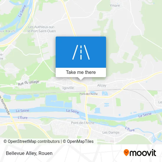 Impasse Bellevue map