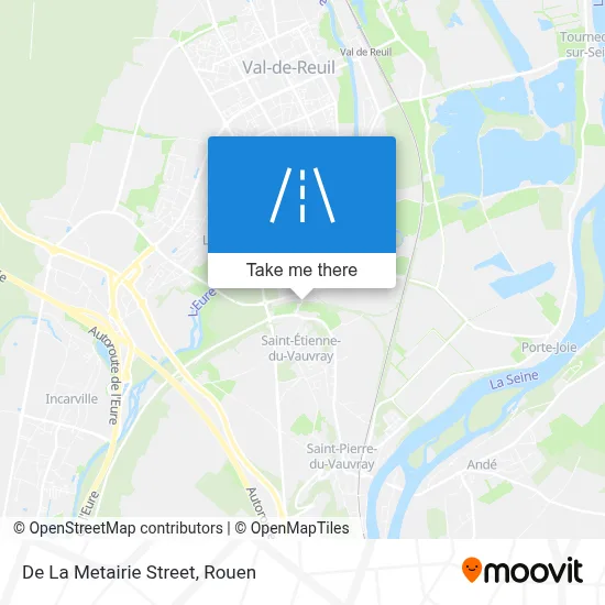 Rue De La Metairie map