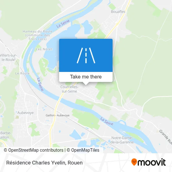 Résidence Charles Yvelin map