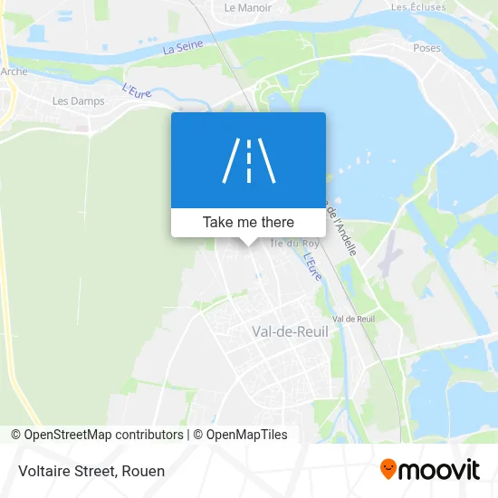Rue Voltaire map