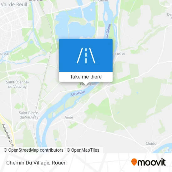 Mapa Chemin Du Village