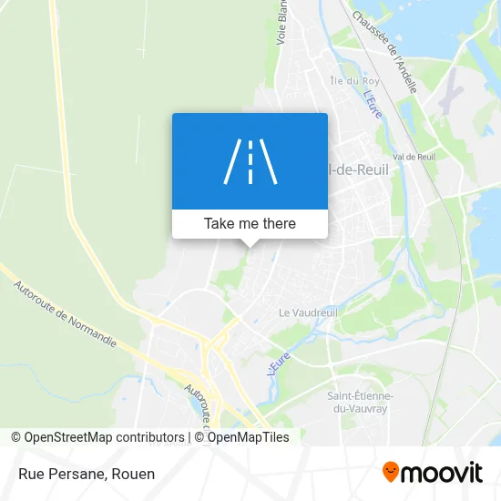 Mapa Rue Persane
