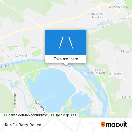 Mapa Rue De Berry