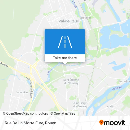 Mapa Rue De La Morte Eure