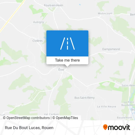 Rue Du Bout Lucas map