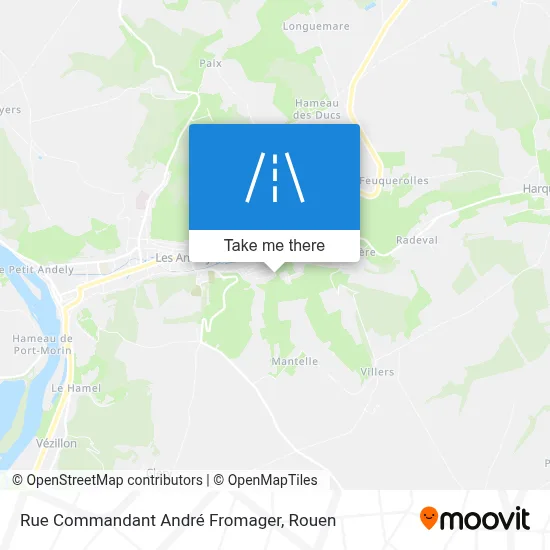 Rue Commandant André Fromager map