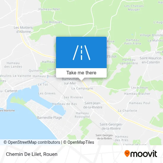 Chemin De Lilet map