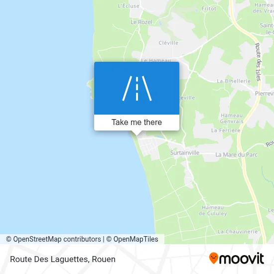 Route Des Laguettes map