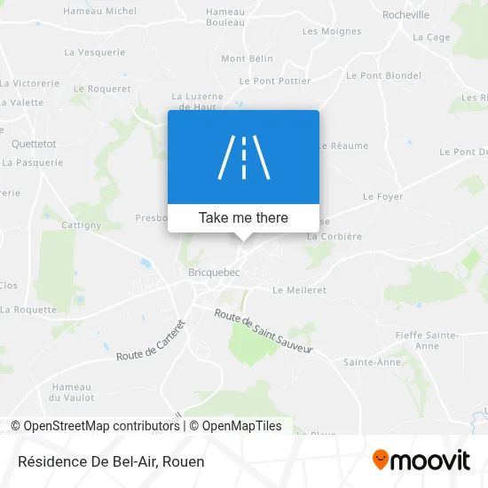 Résidence De Bel-Air map