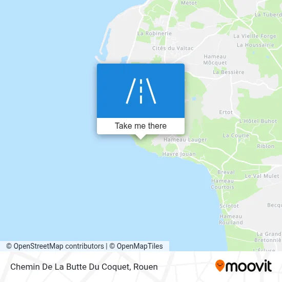 Chemin De La Butte Du Coquet map