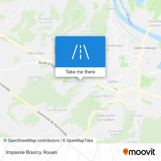 Impasse Bourcy map
