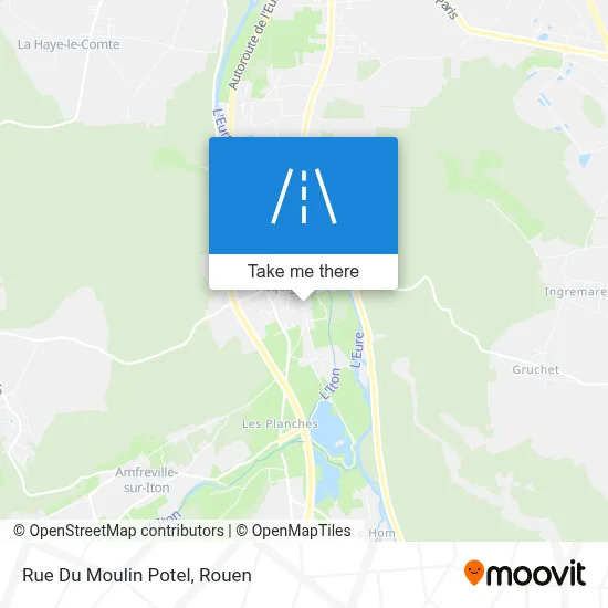Rue Du Moulin Potel map