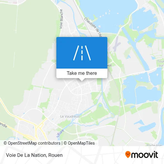 Voie De La Nation map