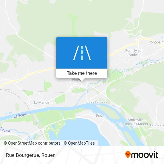 Rue Bourgerue map