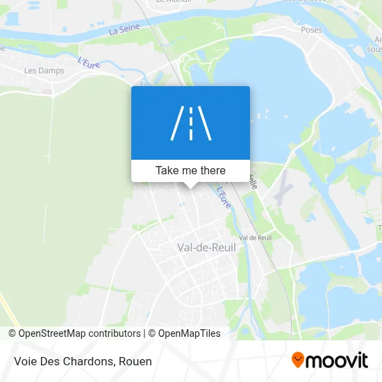 Mapa Voie Des Chardons