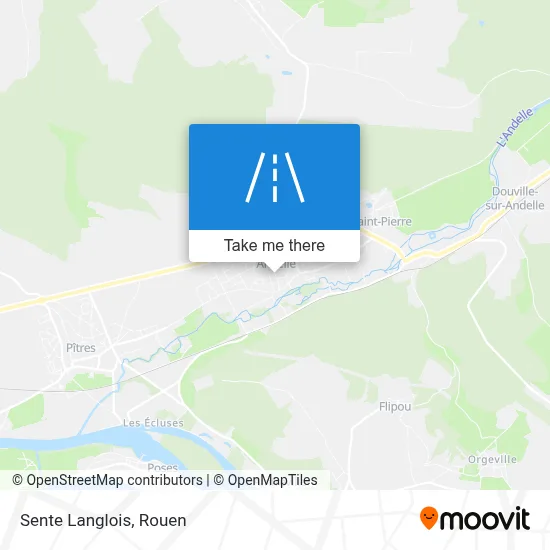 Sente Langlois map