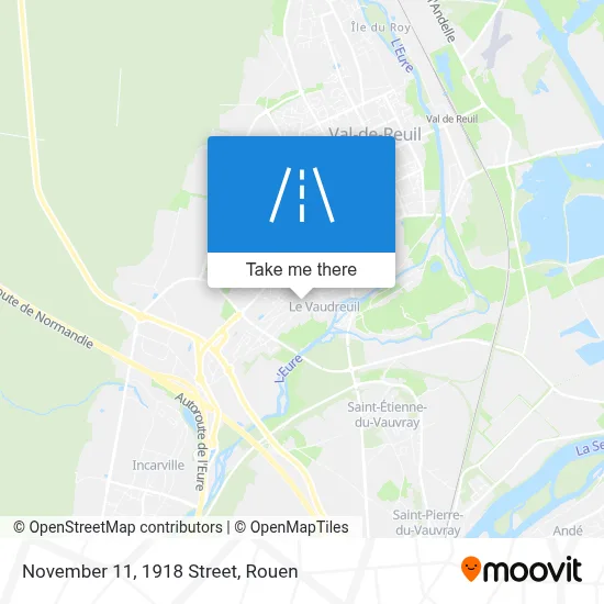Rue Du 11 Novembre 1918 map